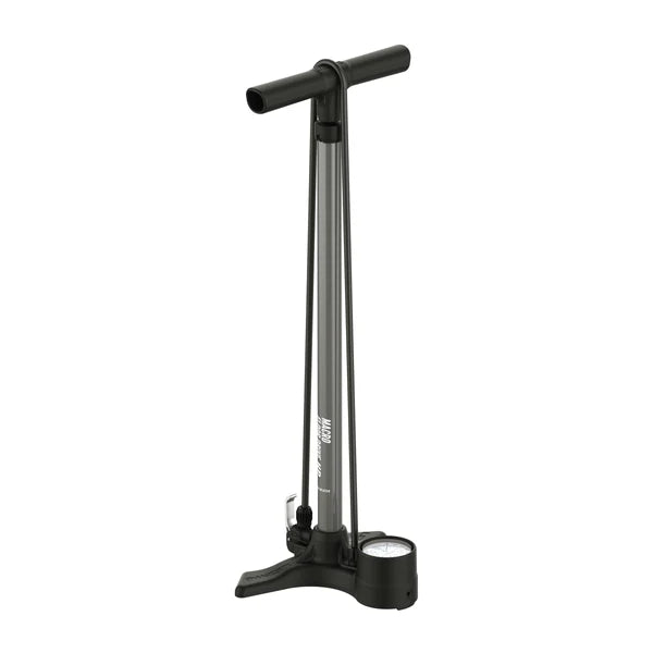 Lezyne Macro Drive High Pressure Dual Valve Floor Pump (Flat Grey)