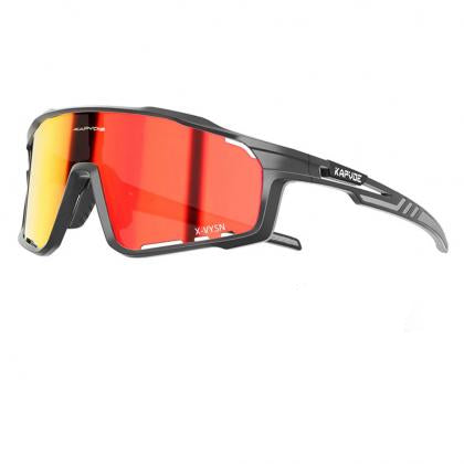 Kapvoe X76 Sports Sunglasses (Red/Black)
