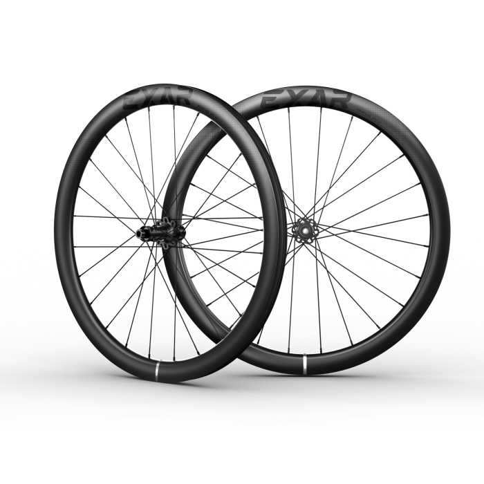 Magene EXAR GR45 Pro Carbon Tubeless Ready Disc Brake Wheels - Shimano (Black)