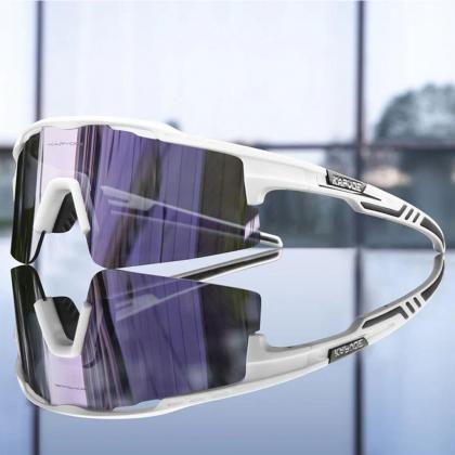 Kapvoe X75 Sports Sunglasses (Purple/White)