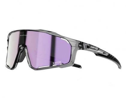 Kapvoe X76 Sports Sunglasses (Purple/Black)