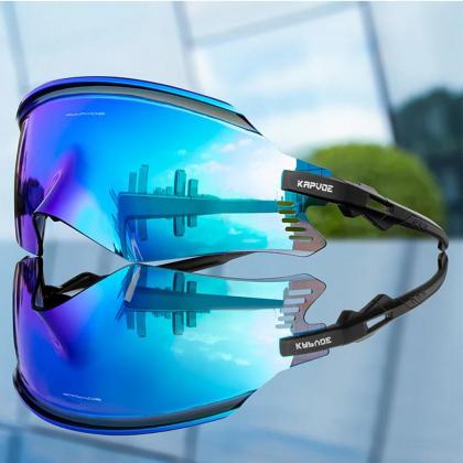 Kapvoe X2 Sports Sunglasses (Blue/Black)