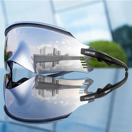 Kapvoe X2 Sports Sunglasses (Silver/Black)