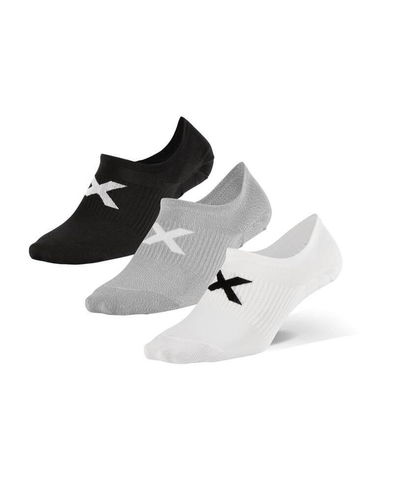 2XU Invsible Unisex Cycling Socks (Pack of 3) - BUMSONTHESADDLE