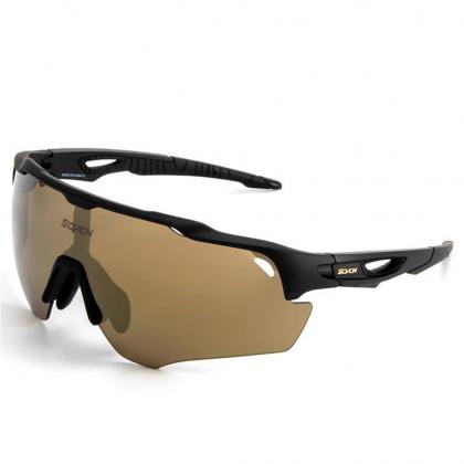 Kapvoe SCVCN X18 Sport Sunglasses (Gold/Black)