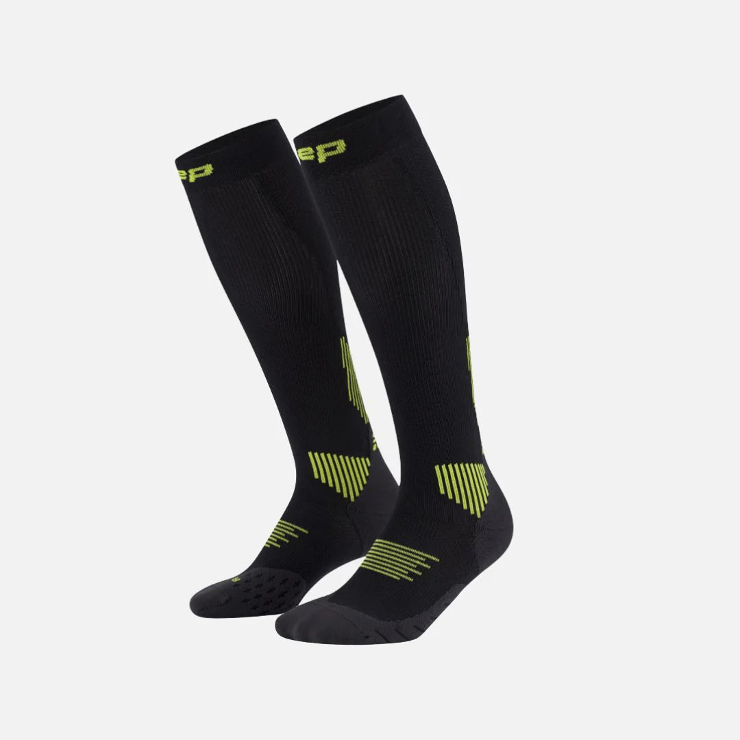 CEP Compression Core Run 5.0 Men's Compression Socks (Black/Lime)
