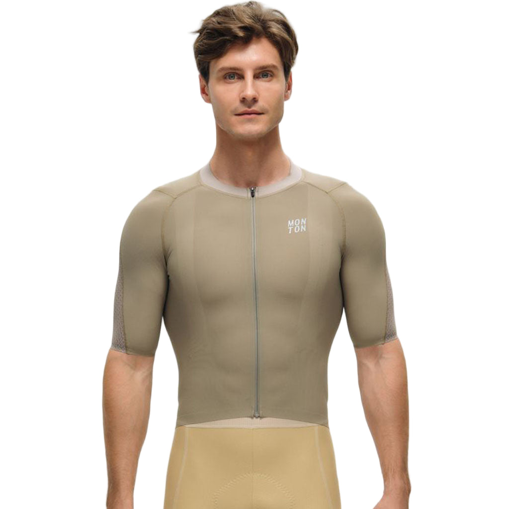 Monton Traveler Men's Cycling Jersey (Moss Grey)