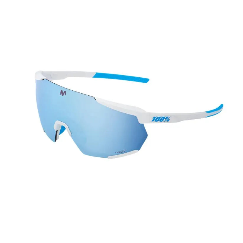 100% Racetrap 3.0 Sport Sunglasses (Blue Multilayer/SE Movistar