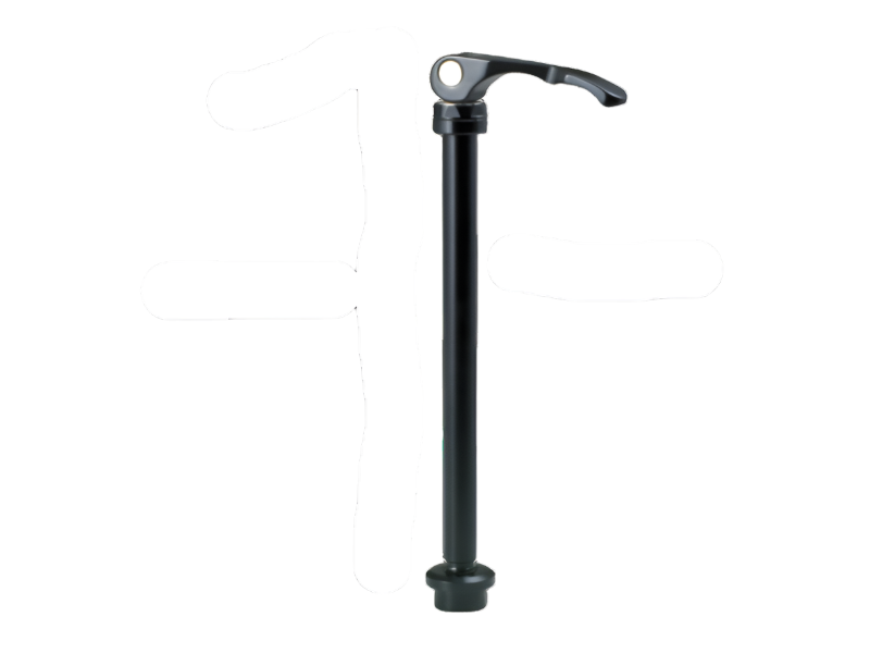 Bitex SK-R12 Thru Axle w/ Quick Release Lever for Shimano Hub (Black)