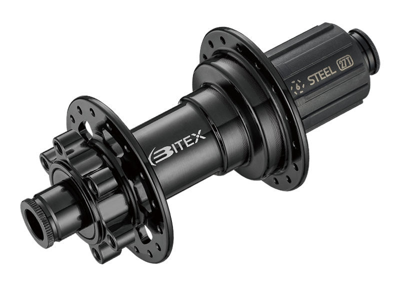 Bitex BX217R 6 Bolt Rear Hub (Black)