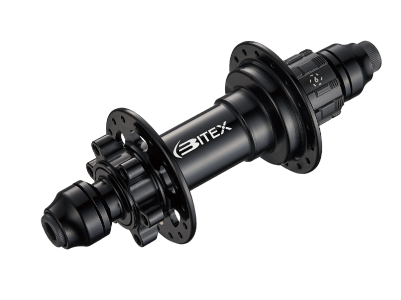 Bitex BX605R 6 Bolt Rear Hub (Black)