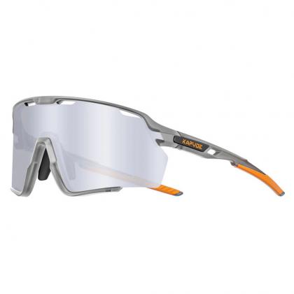 Kapvoe X170 Sports Sunglasses (Grey/Orange)
