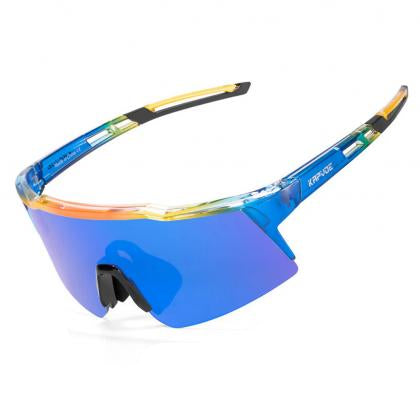 Kapvoe K9028 Kids Sport Sunglasses (Blue)