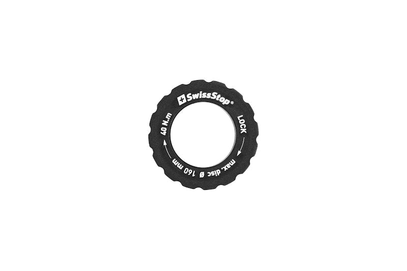 SwissStop Centerlock Lockring (Black)
