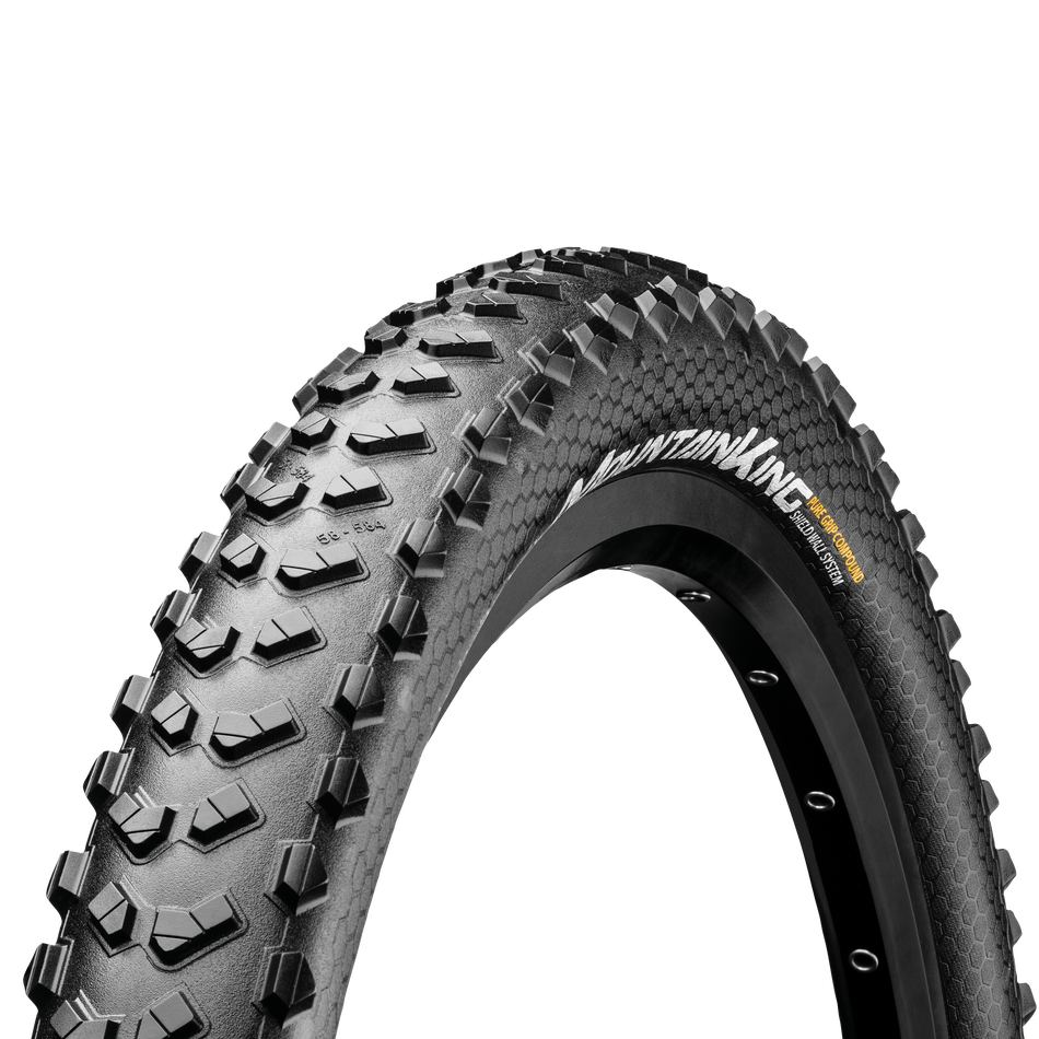 Continental Grand Prix Mountain King Shieldwall 27.5" Tubeless Ready Folding Tire (Black/Black)