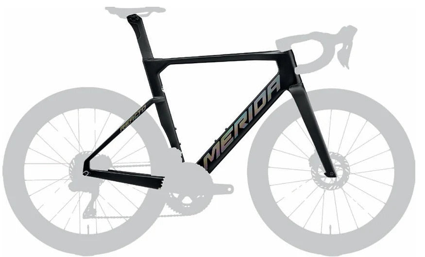 Merida Reacto Team Frameset Silk Black(Glossy Dark Silver