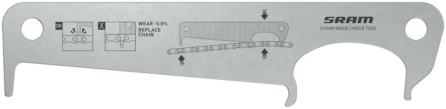 SRAM Chain Wear Check Tool (Silver)