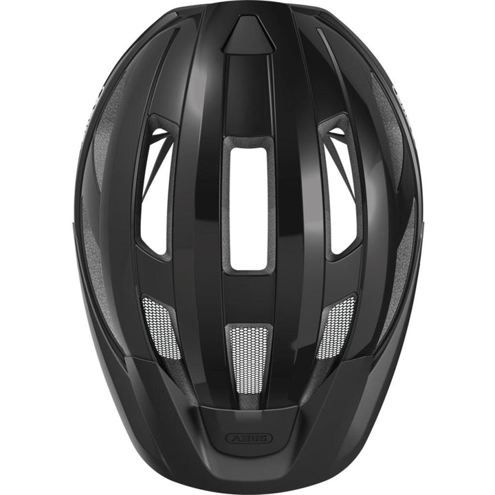 Abus Macator MIPS Road Cycling Helmet (Shiny Black) - BUMSONTHESADDLE