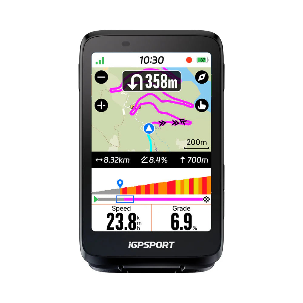 iGPSport BiNavi Cyclocomputer (Black) – BUMSONTHESADDLE