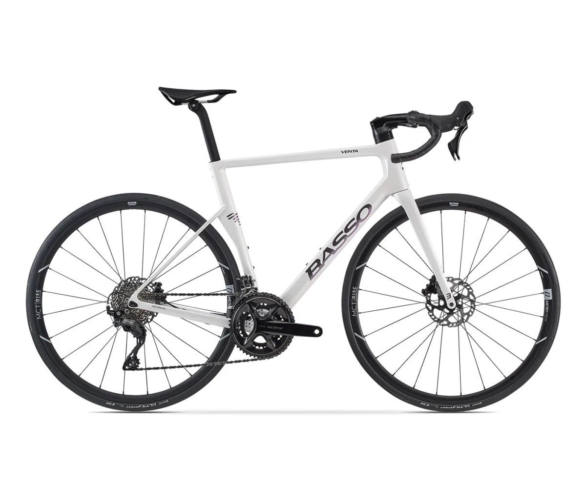 Basso Venta R Shimano 105 Road Bike (Pearl White) – BUMSONTHESADDLE