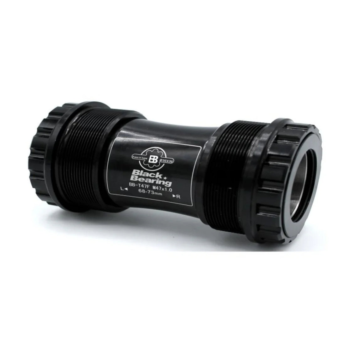 Black Bearing T47 68/73-Dub B5 Bottom Bracket (Black)