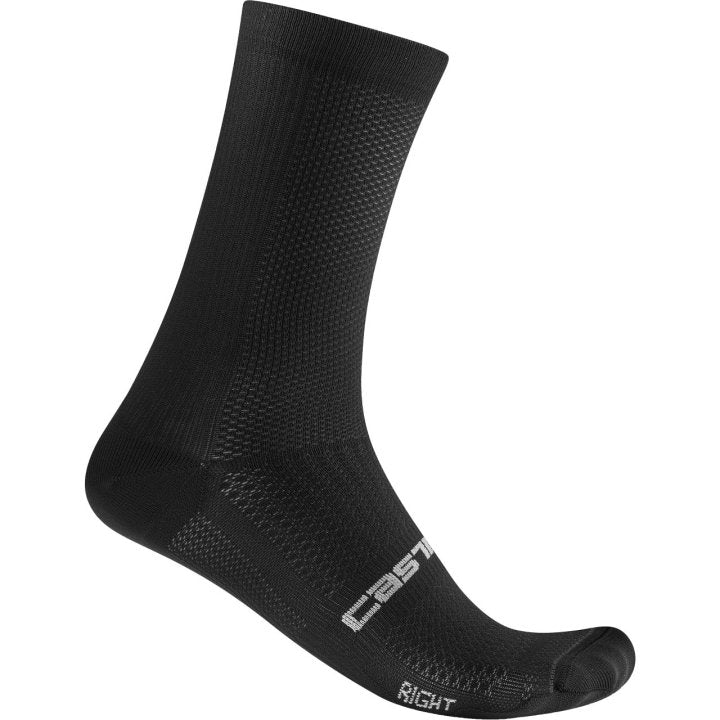 Castelli Espresso 18 Men's Cycling Socks (Black)