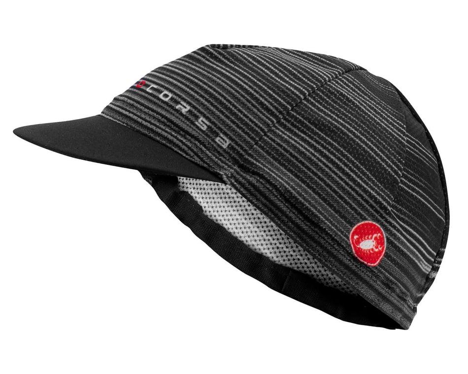 Castelli Rosso Corsa Unisex Cycling Cap (Light Black) - BUMSONTHESADDLE