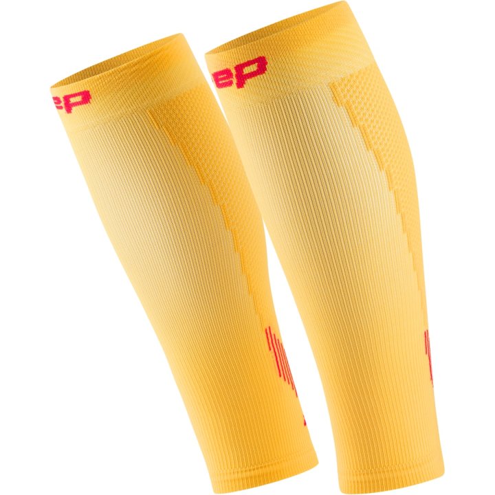 CEP Compression Core Run 5.0 Men's Calf Sleeves (Mariagold/Burgundy)