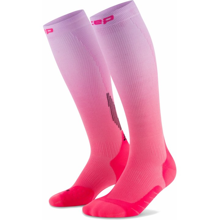 CEP Compression Core Run Edition Gradient Women's Compression Socks (Pink/Lilac Fade)
