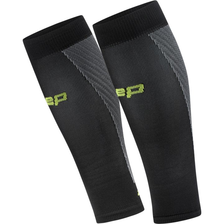CEP Compression Core Run Ultralight 4.0 Men's Calf Sleeves (Black/Grey)