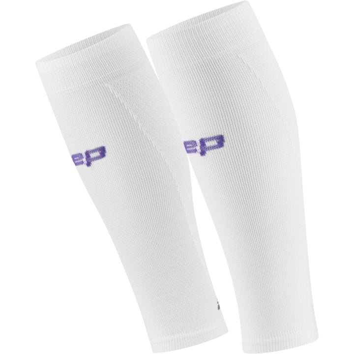 CEP Compression Core Run Ultralight 4.0 Men's Calf Sleeves (White)