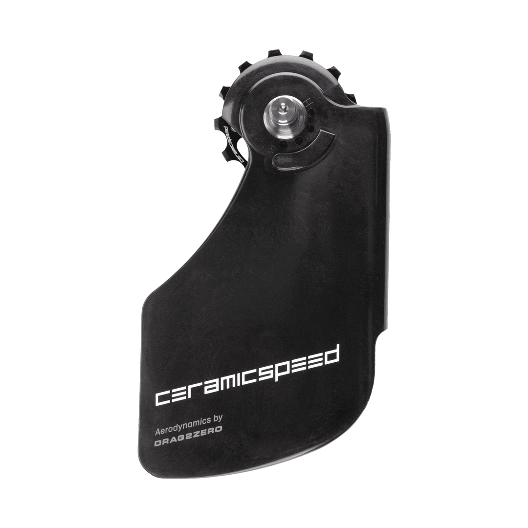 Ceramicspeed OSPW Aero Shimano 9100 and 8000 Pulley Wheel (Black Coated) - BUMSONTHESADDLE
