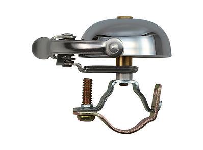 Crane Suzu Mini Steel Band Mount Bell (Chrome Plated) - BUMSONTHESADDLE