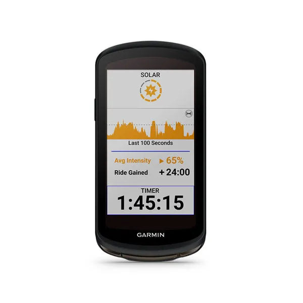 GARMIN Edge 1040 Solar [超美品] Garmin Edge 1040 Solar Cyclocomputer (Black) – BUMSONTHESADDLE
