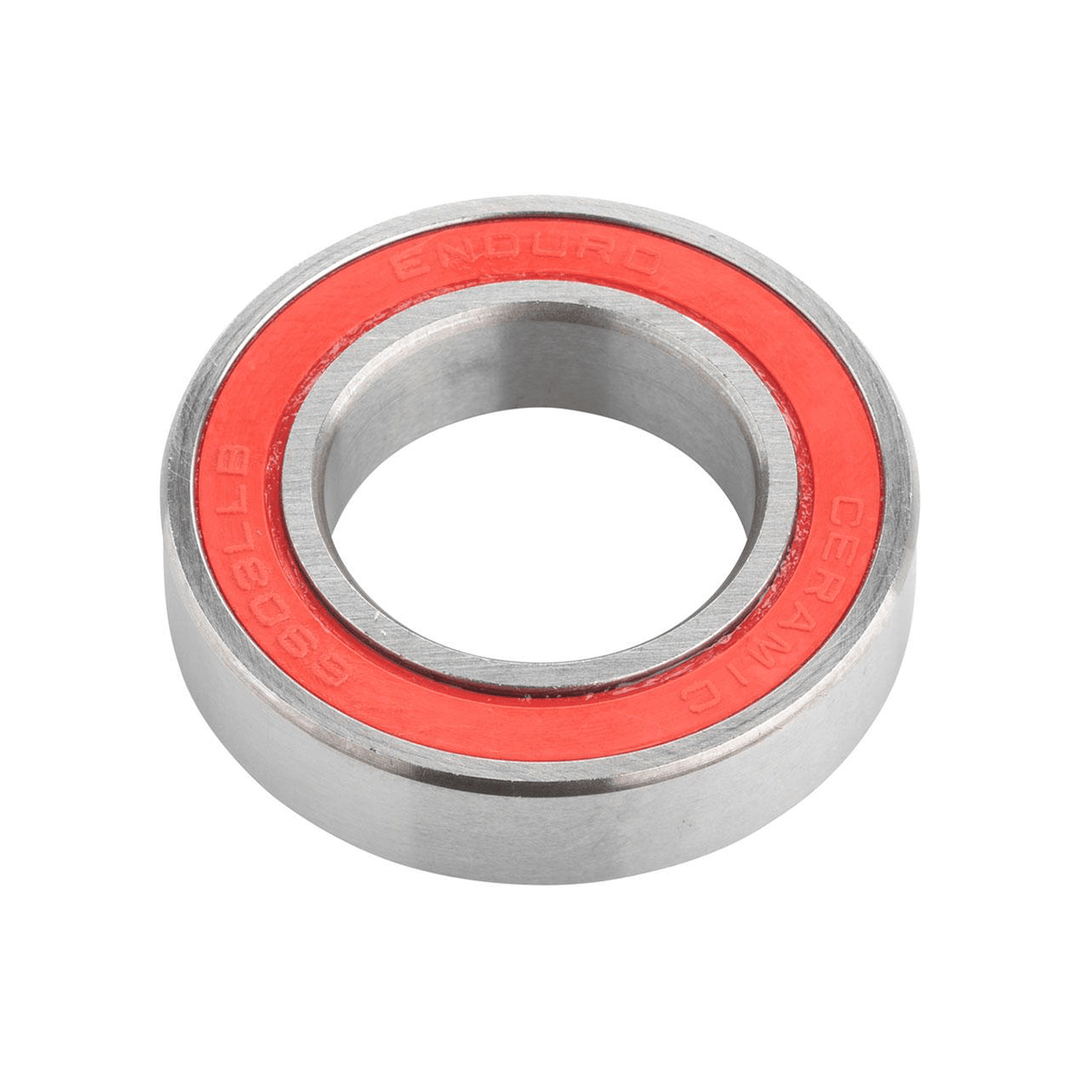 Enduro ABEC-5 Radial Bearing (Silver/Red) - BUMSONTHESADDLE