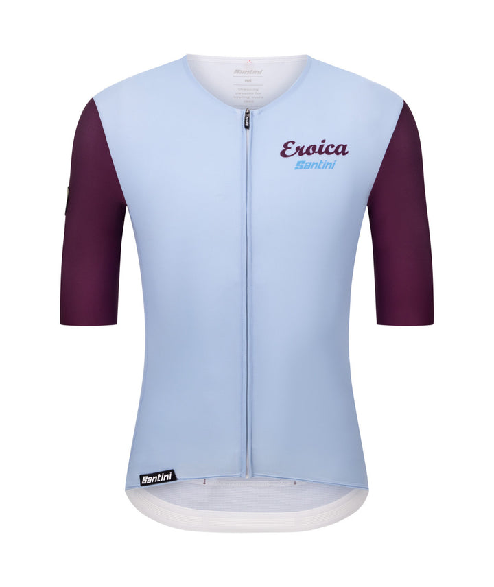 Santini Eroica Borgo Unisex Cycling Jersey (Blue)