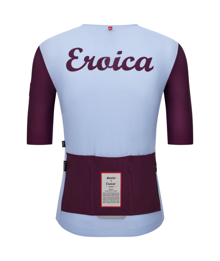 Santini Eroica Borgo Unisex Cycling Jersey (Blue)