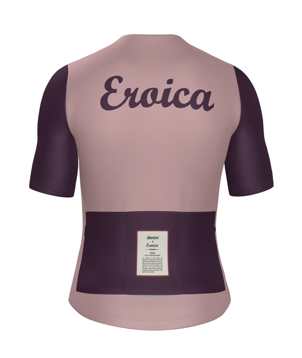 Santini Eroica Borgo Unisex Cycling Jersey (Pink)