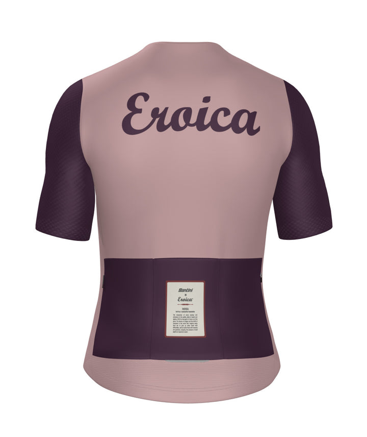 Santini Eroica Borgo Unisex Cycling Jersey (Pink)
