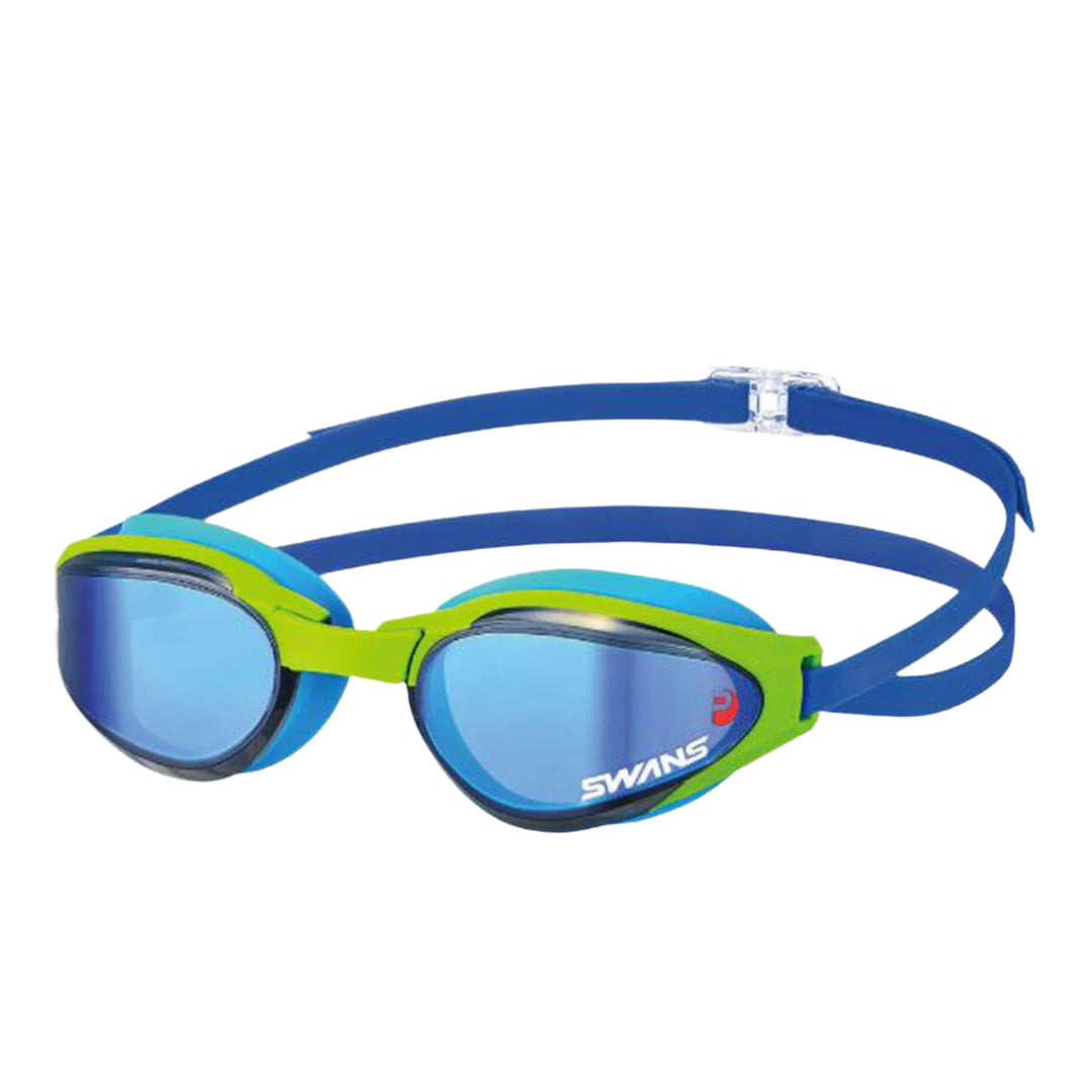 Swans Ascender SR-81MMIT PAF Swimming Goggles (Smoke/MIT Blue Mirror)