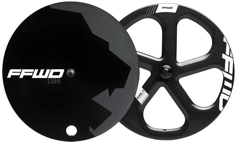 FFWD Lion Disc/Five-T Carbon Wheel (White) - BUMSONTHESADDLE