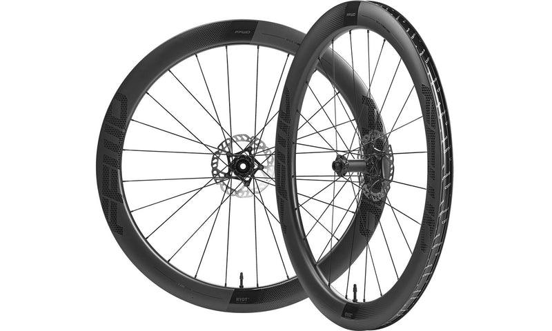 FFWD Ryot55 DT240 Carbon Tubeless Ready Disc Brake Wheel - Shimano/SRAM (Matt Black) - BUMSONTHESADDLE