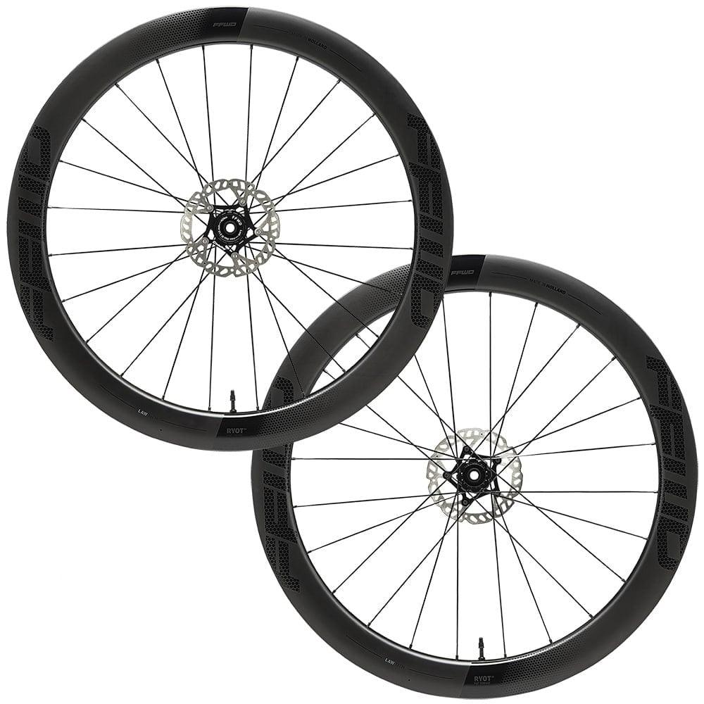 FFWD Ryot55 DT350 Carbon Tubeless Ready Disc Brake Wheel - Shimano (Matt Black) - BUMSONTHESADDLE