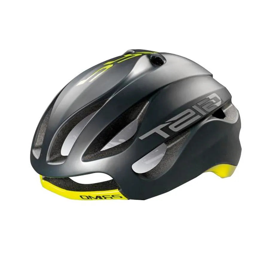 Gist Primo Road Cycling Helmet (Matt Black/Yellow)