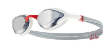 Gambitt Jet UV Swimming Goggles (White/Red)
