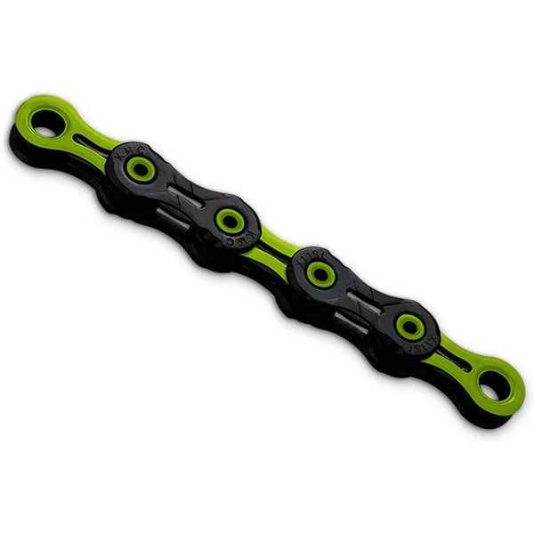KMC DLC 11 Speed Chain (Black/Green)