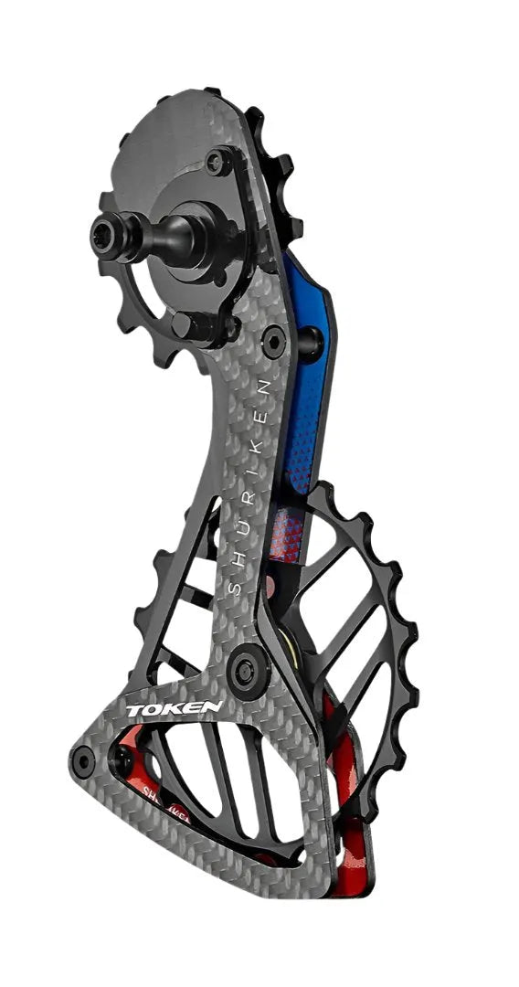 Token TK1739S2 Shuriken Oversized Pulley System (Red/Blue)