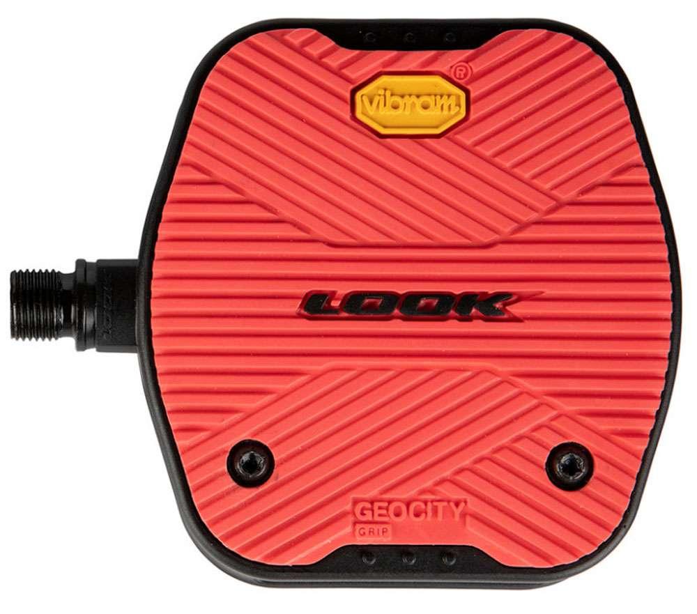 Look Geocity Platform Pedal (Red) - BUMSONTHESADDLE