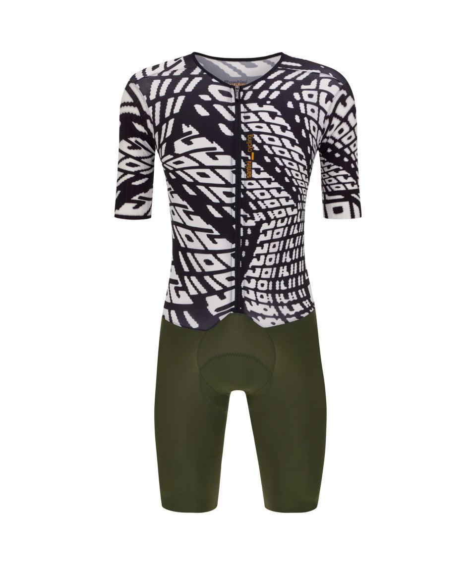 Santini Madss V3 エアロスーツ VM サイズXL Santini Madss V3 Men's Cycling Suits (Military Green