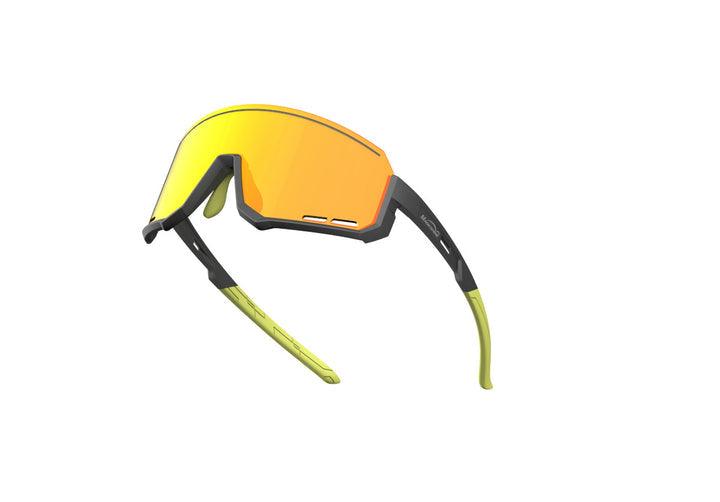 Magicshine Sprinter Classic Sport Sunglasses (Yellow/Black) - BUMSONTHESADDLE